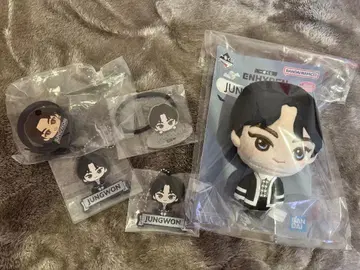 Jungwon 봉제 인형 키링 세트