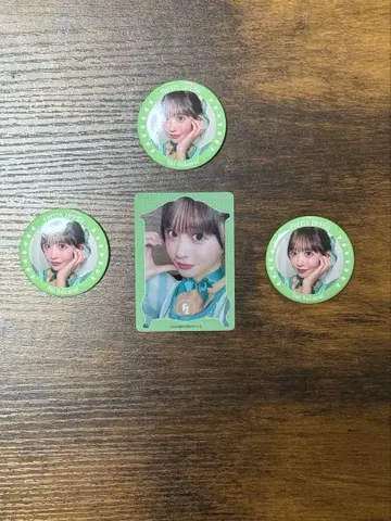 KAWAIICLOSET 의상전 사쿠라이 유이 캔뱃지 트레이딩 카드