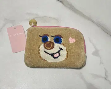 [ 새상품 ] 러브리 업 테디걸 L자 파우치