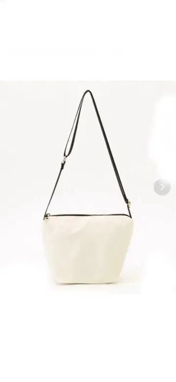 ANY 테이프 숄더백 화이트