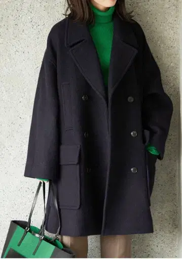 SLOBE IENA 멜톤 BIG P 코트