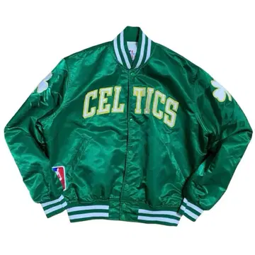 80s STARTER 보스턴 셀틱스 새틴 바시티 자켓