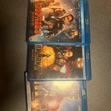 아이언맨 1-3 세트 판매 (DVD/블루레이 세트)