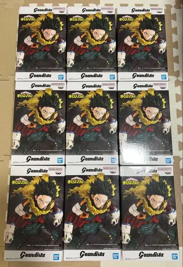 Grandista 나의 히어로 아카데미아 데쿠 미도리야 이즈쿠 9체 세트