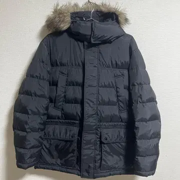UNIQLO 다운 자켓 후드 탈부착 가능 다운 80% 페더 20%