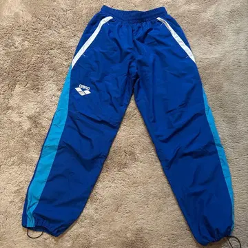 arena 롱팬츠 파란색 사이드 스트라이프