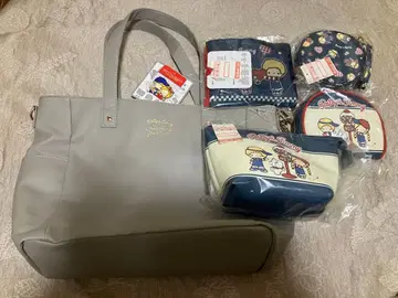 새상품 패티&지미 5세트 토트백 파우치 산리오 시마무라