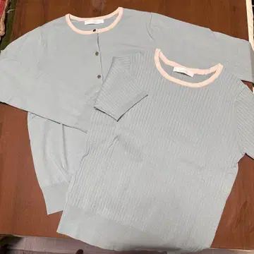 [ 새상품 미사용 ] 미쉘클랑 트윈 니트 색스