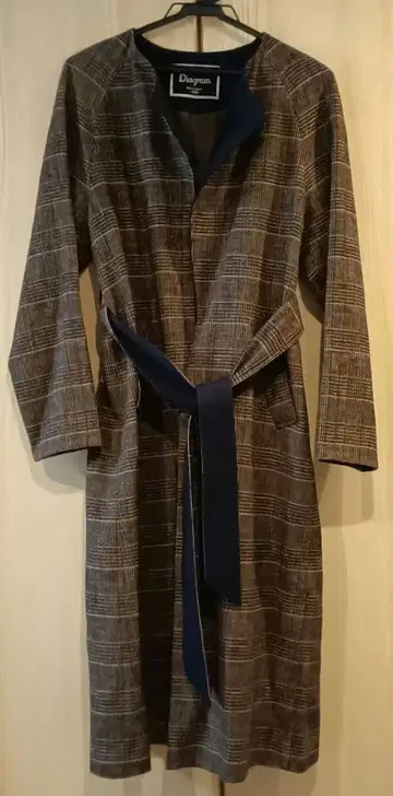 [ Diagram GRACE CONTINENTAL ] 체크 무늬 코트