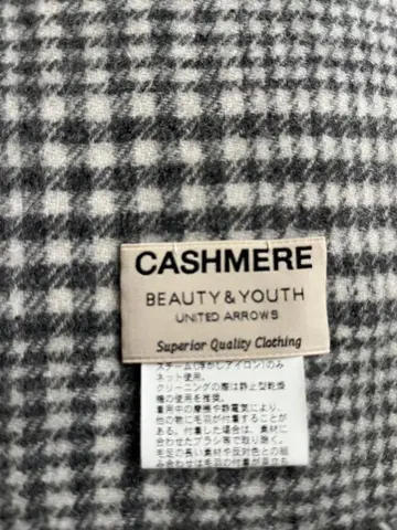 캐시미어 100% 새상품급 뷰티앤유스 유나이티드 애로우즈 머플러