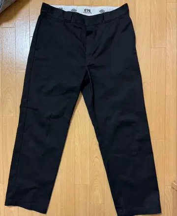Dickies 874 오리지널 핏 워크 팬츠 블랙 36