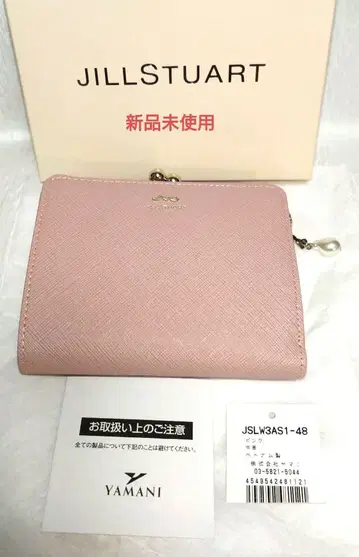 [ 미사용 새상품 ] JILL STUART 이단 접이식 지갑 핑크