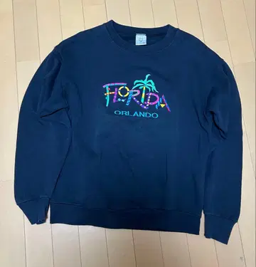 플로리다 올랜도 맨투맨 블랙 L 델타택