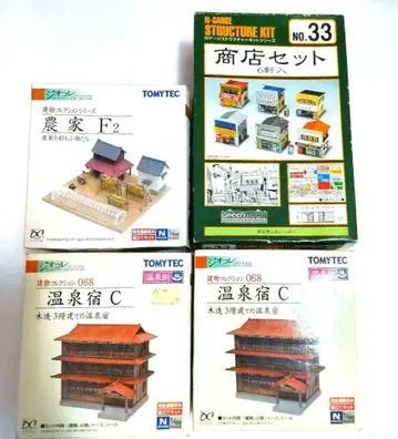 지오콜렉션 온천 여관 C 농가 F2 상점 세트 N 게이지 토미텍