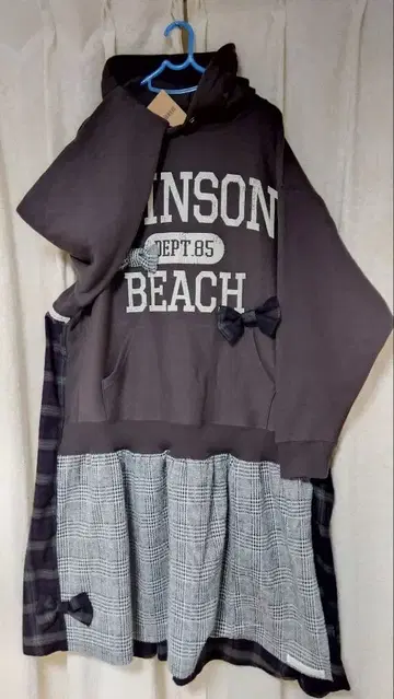 BIG 후드티 리메이크 원피스