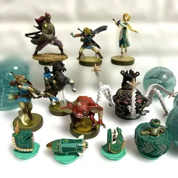 젤다의 전설 amiibo 7종 조나우 기어 마그넷 9점