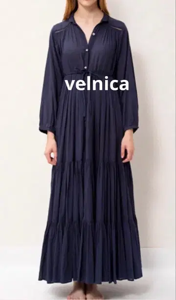velnica 베르니카 티어드 롱 원피스