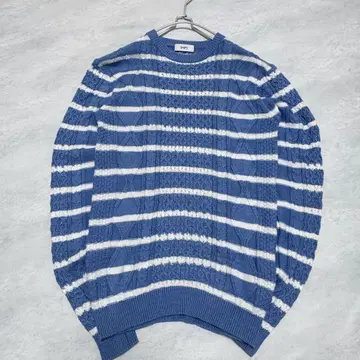 SHIPS 쉽스 케이블 니트 보더 M 사이즈