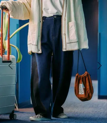 니코앤드 [be with M] 미사요 데님 팬츠