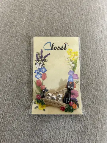 지브리 동구리 클로젯 브로치 마녀 배달부 키키 지지와 어린이들