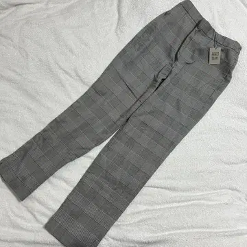 [ Niko and - ] 체크 무늬 슬림핏 팬츠 차콜
