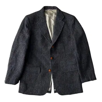 80s 미국제 해리스 트위드 울 자켓 테일러드 자켓 새상품급