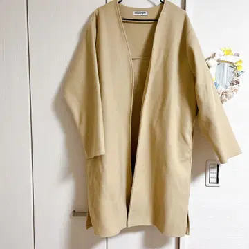 히나 스타일 베이지 롱 코트 3L 시마무라