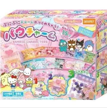 [ 새상품 ] 파우참 산리오 캐릭터즈 쫀득쫀득 참을 만들 수 있어!
