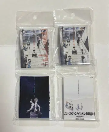 미개봉 새상품 에반게리온 영화 포스터 아크릴 블록 신극장판 세트