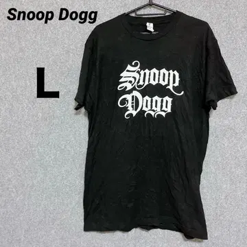 해외 구제 의류 [ Snoop Dogg ] 블랙 T셔츠 L 사이즈