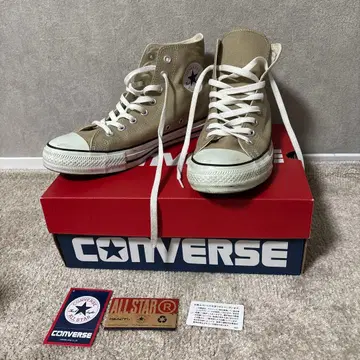 CONVERSE ALL STAR 베이지 스니커즈 하이컷
