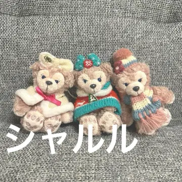 셰리 메이 봉제 인형 스트랩 3개 세트 크리스마스