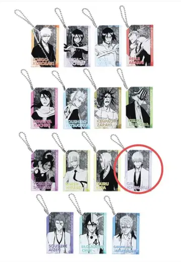 [이치마루 긴] BLEACH 도미노풍 아크릴 키링