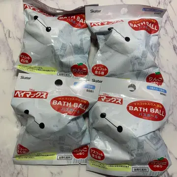 Skater 베이맥스 목욕볼 사과향 4개입