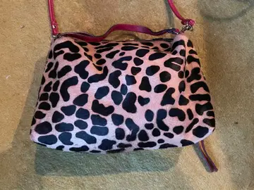 [새상품급] GIANNI CHIARINI 표범 무늬 여성용 숄더백