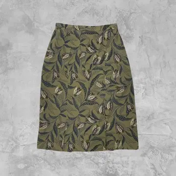 90s 빈티지 KORET 보타니컬 꽃무늬 타이트 스커트 올 패턴