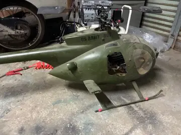 US ARMY 369 헬리콥터 모형
