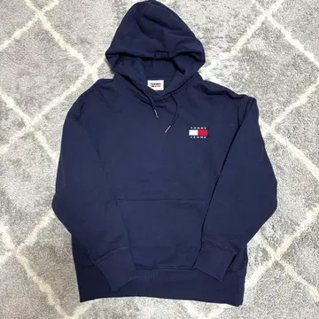 [ 새상품급 ] 타미힐피거 속기모 후드티 네이비