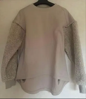 파시오네 보아 슬리브 풀오버