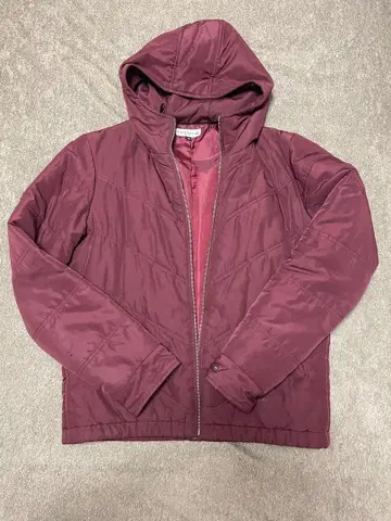 KLEIN PLUS HOMME 다운 자켓 버건디 보르도