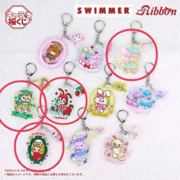 캐릭터 복권 SWIMMER Ribbon 스위머 F상 아크릴 키링