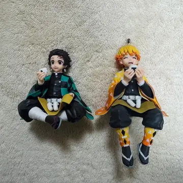 탄지로와 젠이츠 오니기리 피규어 세트