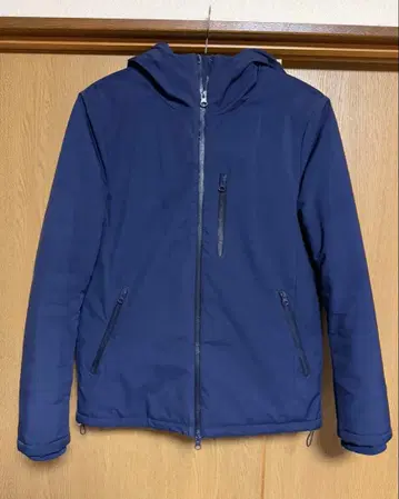 나노 유니버스 베이직 후디드 블루종 M 네이비