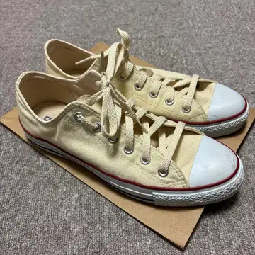 Converse All Star 베이지 로우컷 스니커즈