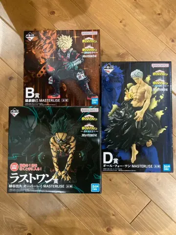 히로아카 제일복권 b상.d상.라스트원상 3개 세트