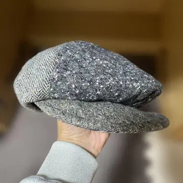 lover 헤링본 헌팅 캡 프리 사이즈