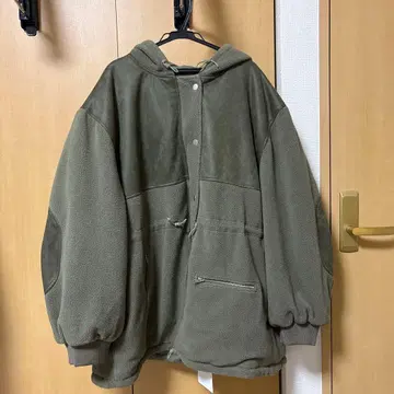 WARDEN EDGE 후드 부착 올리브 그린 자켓