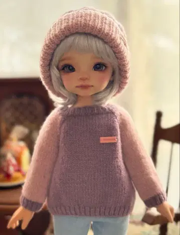 파올라 인형 사이즈 손뜨개질 2way