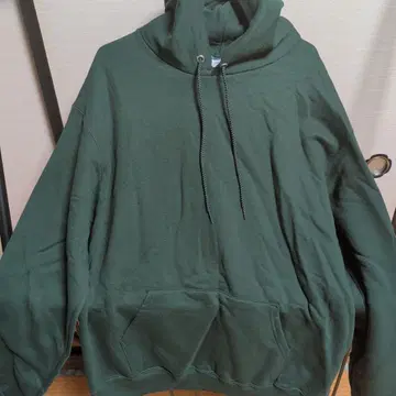 Champion 다크 그린 후드티 L 사이즈