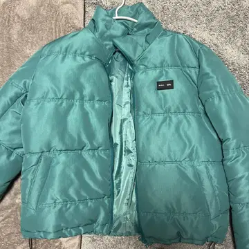 터콰이즈 다운 자켓